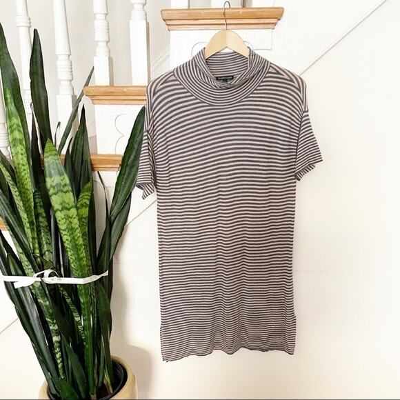 Eileen Fisher striped pattern mini dress sz S - Picture 1 of 7